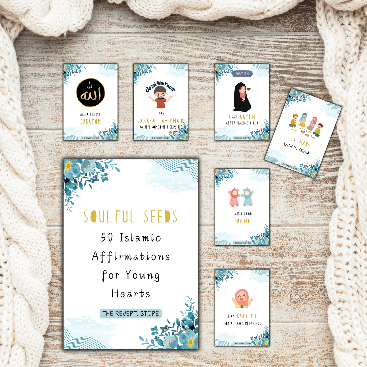 Soulful Seeds - 50 Islamic Affirmations for Young Hearts