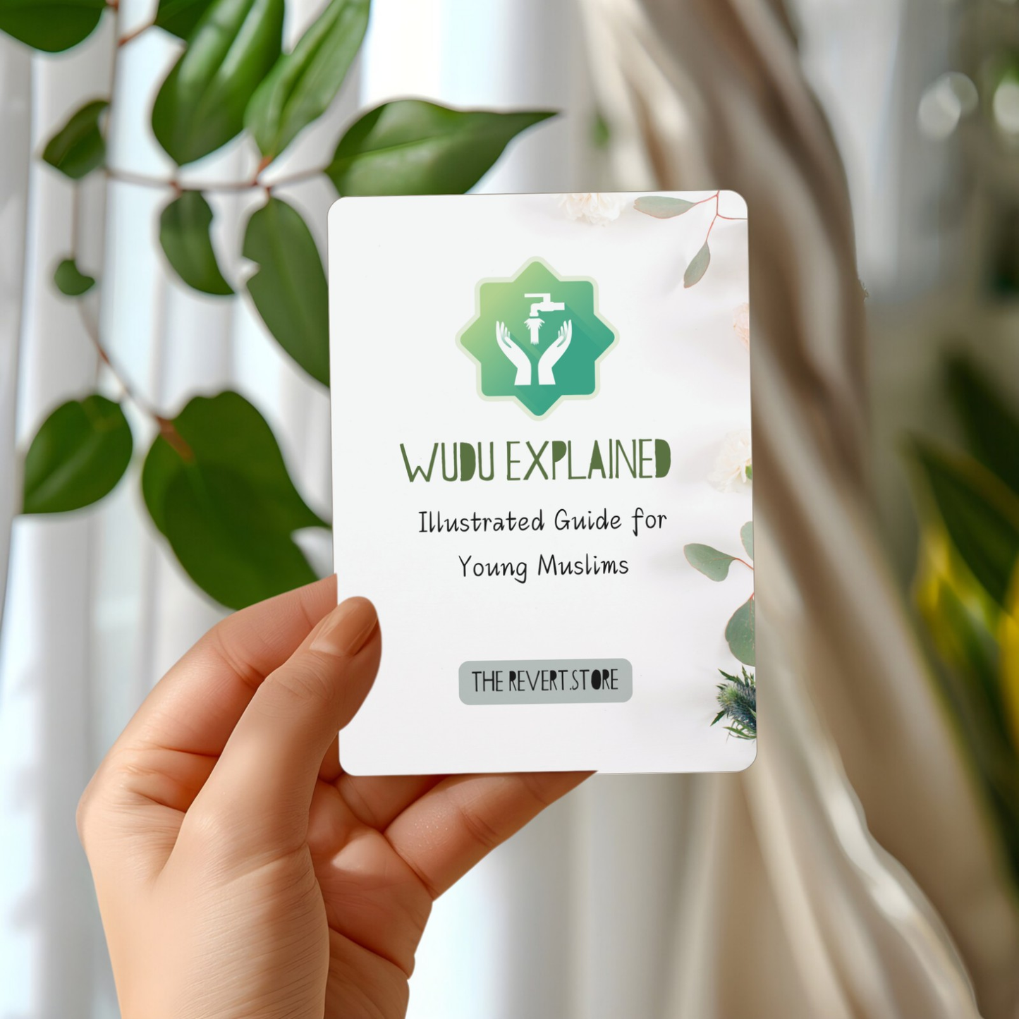 Wudu Explained: Illustrated Guide for Young Muslims (Flash Cards)