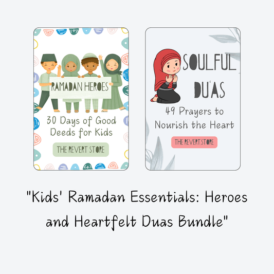 "Kids' Ramadan Essentials: Heroes and Heartfelt Duas Bundle"